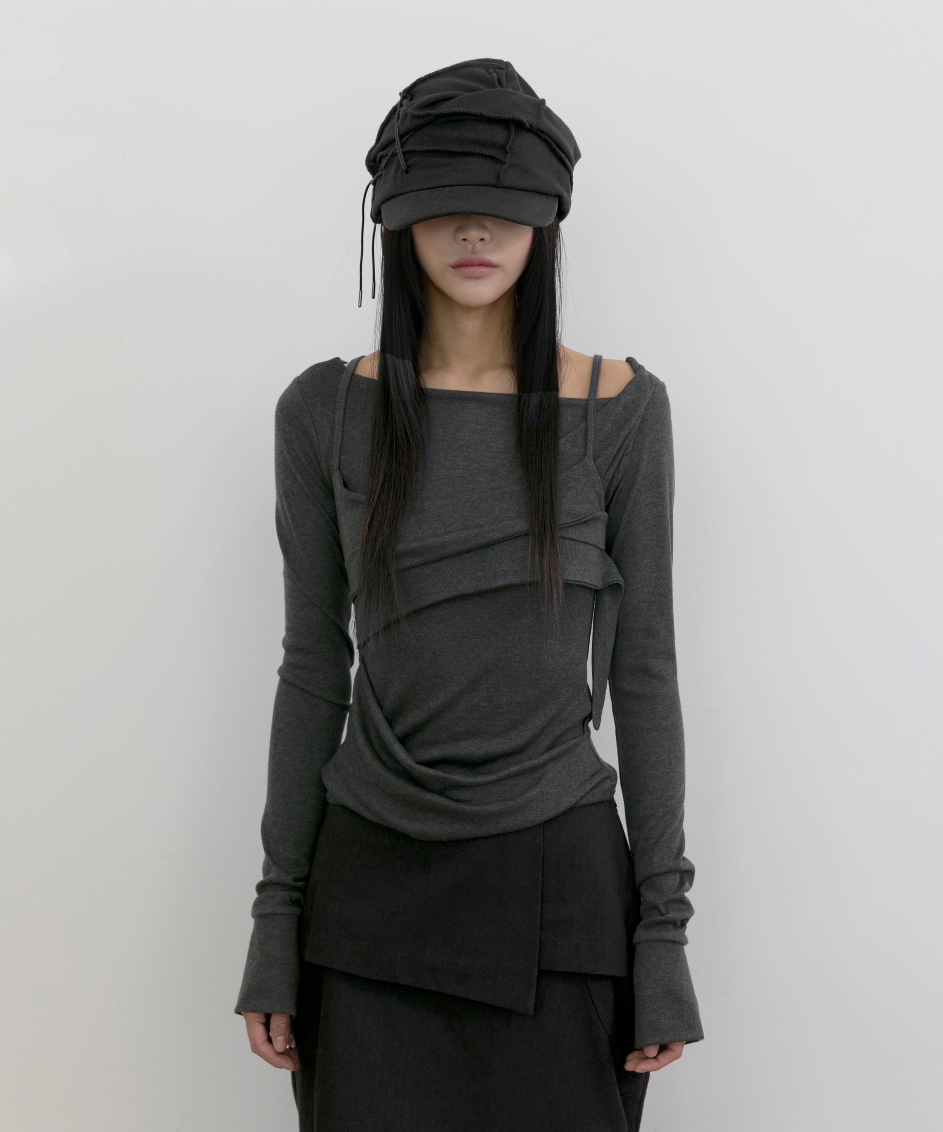 Layered Bustier Long Sleeve