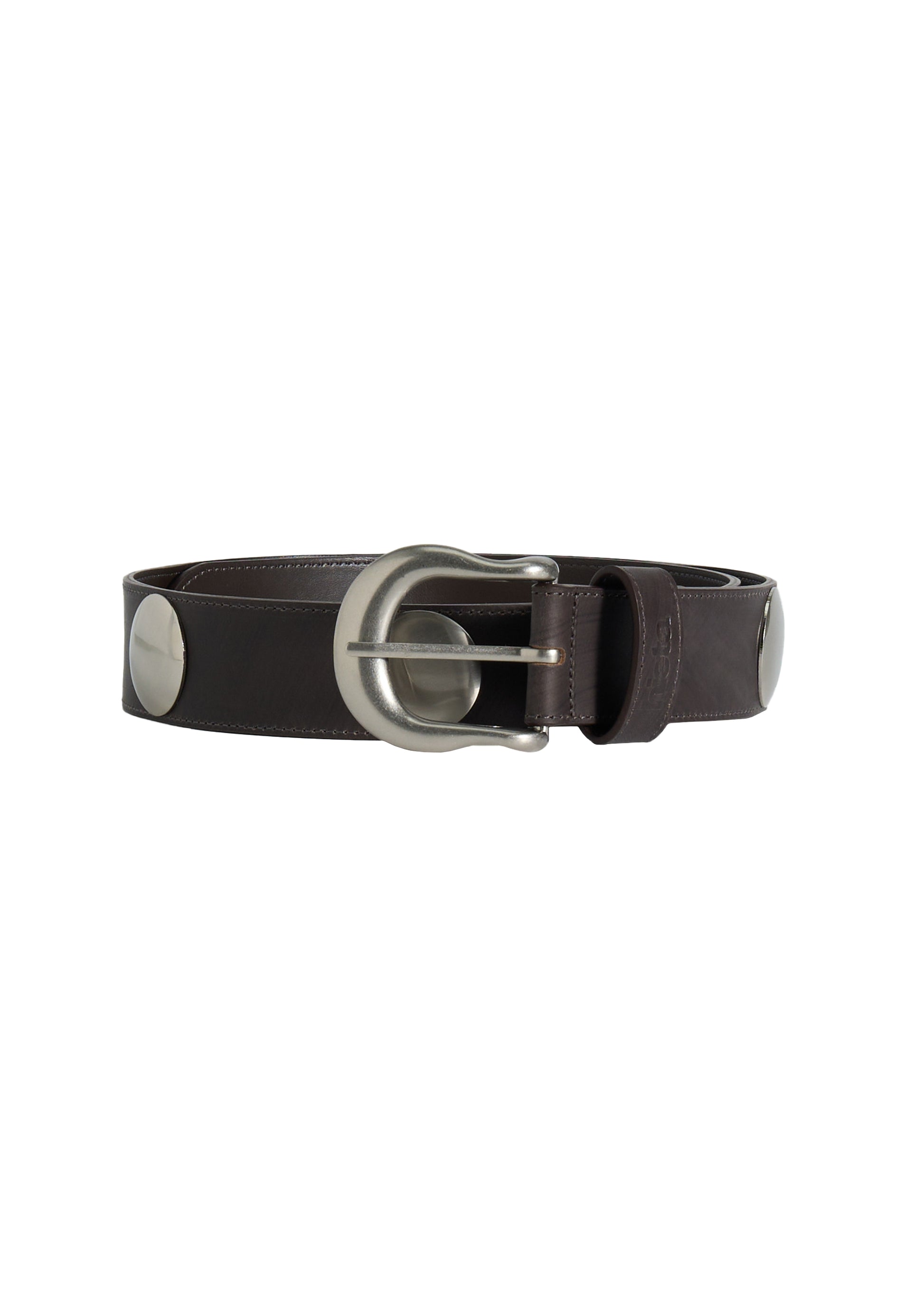 IDA Leather Belt (Silver)