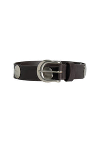 IDA Leather Belt (Silver)