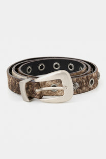 Cowhide Concho Pineapple