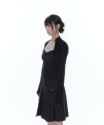 Rose Bolero Cardigan (Black)
