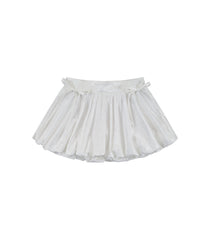 Fairy Ribbon Bubble Skirt (White)