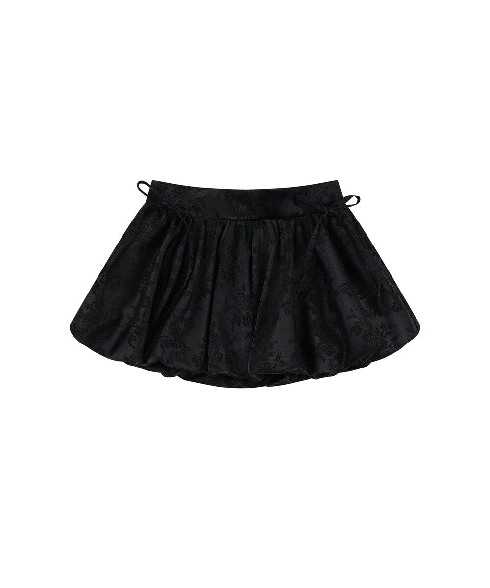 Fairy Ribbon Bubble Skirt (Black)