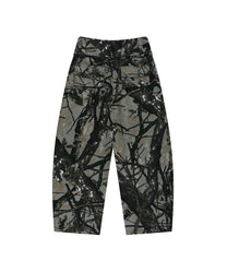 Belt Rivet Oval Pants (Camo)