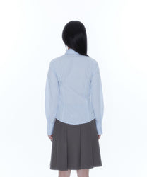 Slim Corset Shirt (Blue)