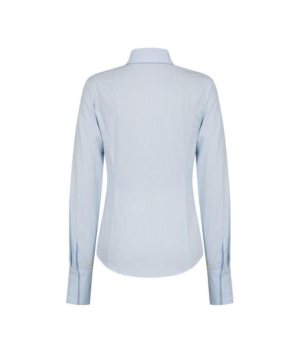 Slim Corset Shirt (Blue)