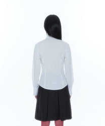 Slim Corset Shirt (White)