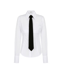 Slim Corset Shirt (White)