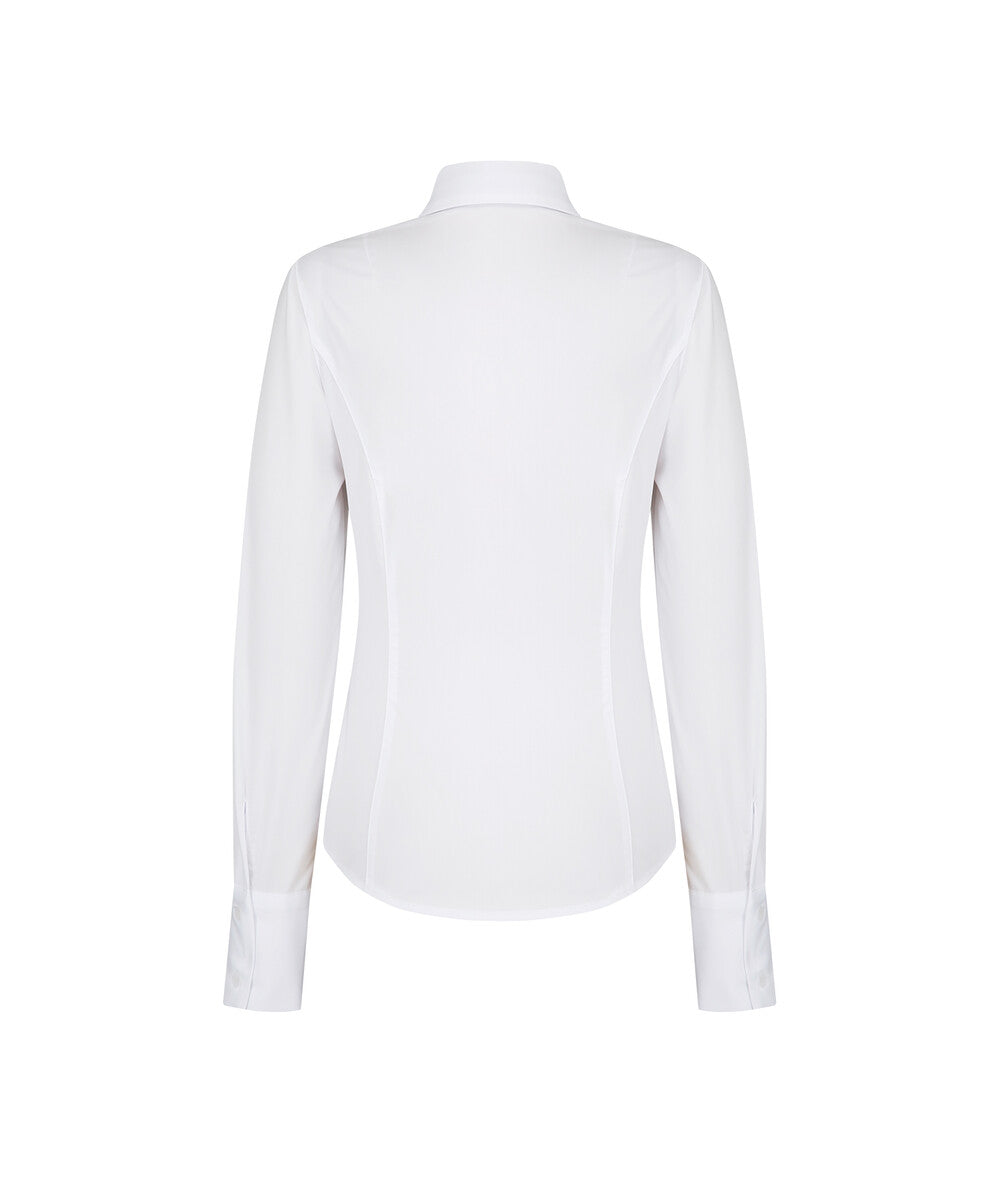 Slim Corset Shirt (White)