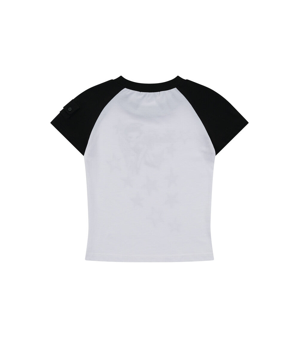 Angelic Pocket Raglan T-Shirt