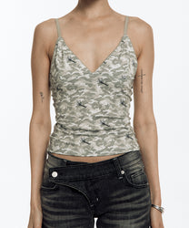 Cozy Camisole Top (Warm Camo)