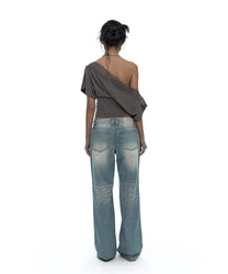 Hotfix Straight Jeans Light Blue