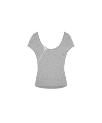 Peek-a-boo Top Gray