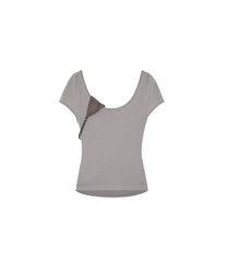 Peek-a-boo Top Warm Gray