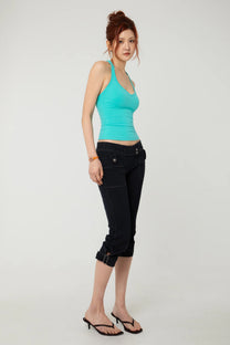 RACER TANK AQUA