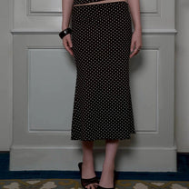 Polly Midi Skirt (Black)